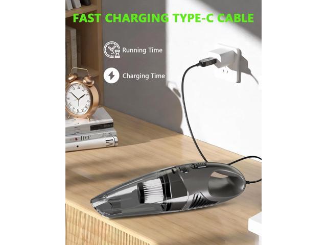 Jeagfen Handheld Vacuum Cordless, 11KPA Strong Suction & 25 Mins Runtime Brushless Motor, Rechargeable Car Vacuum Cleaner with 2 HEPA...