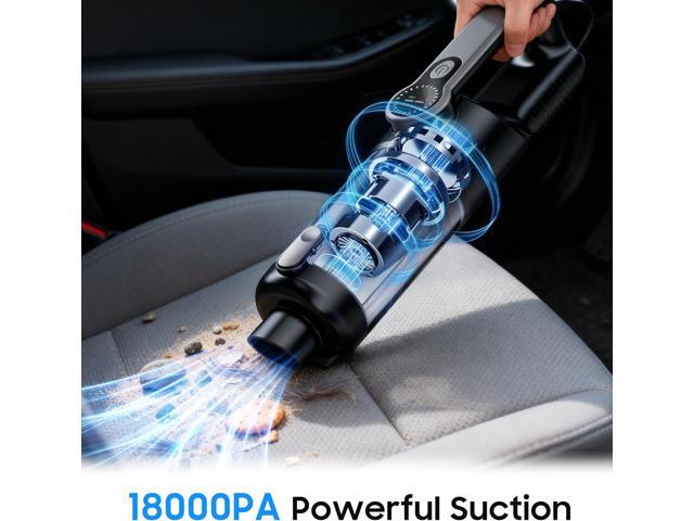 LIMIOCASA Cordless Car Vacuum Cleaner, Handheld Vacuum for PCar Detailing & Pet Hair, Portable Mini Vacuum for Home, Car Interior, Rechargeable...