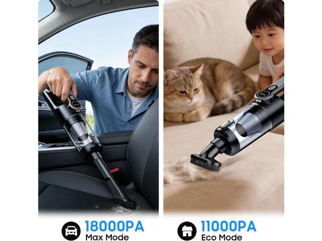 LIMIOCASA Cordless Car Vacuum Cleaner, Handheld Vacuum for PCar Detailing & Pet Hair, Portable Mini Vacuum for Home, Car Interior, Rechargeable...