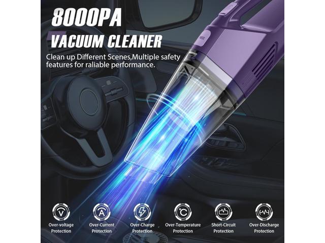 Bossdan Handheld Vacuum Cordless Car Vac Portable with 8KPA & Multi Accessories & Low Noise, Lightweight Hand Held Vacuum Cordless Rechargeable...