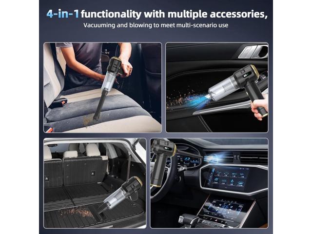 Higoom Cordless Handheld Vacuum Cleaner,Rechargeable Portable Lightweight Dust Blower,22000PA Powerful Suction Mini Car Vacuum Cleaner for Deep...
