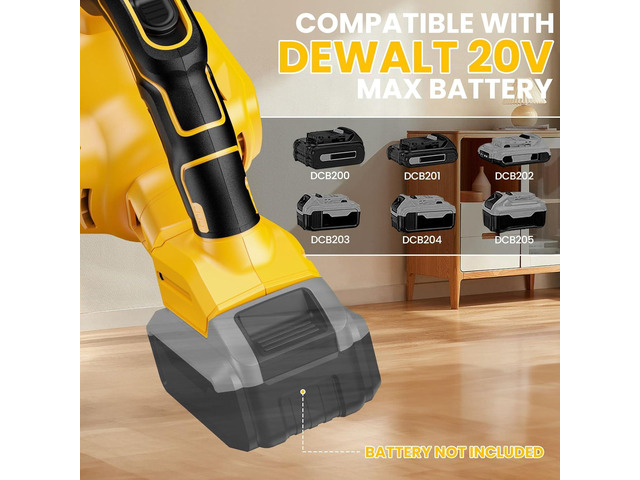 Cordless Vacuum for Dewalt 20V Battery, 5 in 1 Lightweight Handheld Vacuum Cleaner with 500W Powerful Motor, 46 CFM Portable Hand Vacuum with...