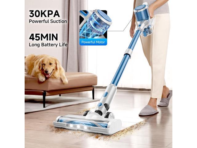 BSNAW Cordless Vacuum Cleaner for Home - Lightweight, Stick Vacuum Clean with Rechargeable Battery, Max 45Mins Runtime, 8 in 1 Handheld Vacuum for...