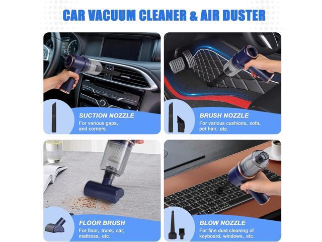 AOLWEEC Car Vacuum Cleaner Cordless, Handheld Vacuum Cordless, 9000PA Suction 120W High Power Portable Vacuum Cleaner with Multi-nozzles and LED...