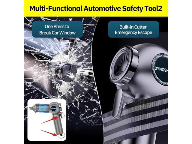 Handheld Car Vacuum Portable CordlessEquipped with a one-touch window breaker and seatbelt cutter)25000Pa High-Power Suction Hand held Vacuum...
