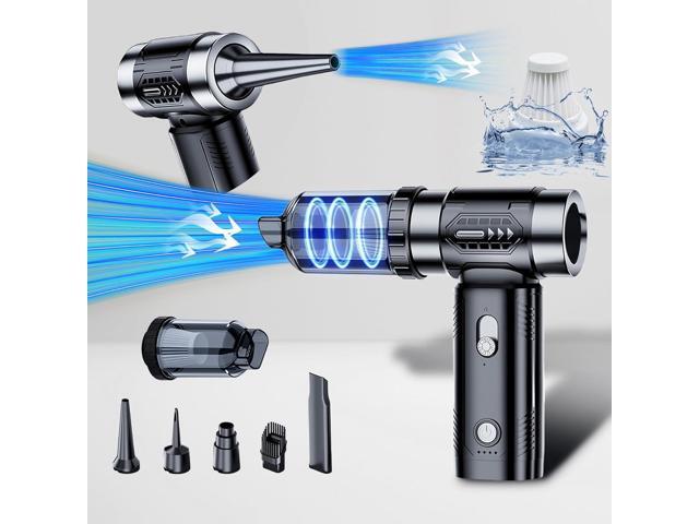 Car Vacuum Cleaner, Portable Cordless Handheld Vacuum with Dust Buster, Air Blower & Hand Pump Modes, Rechargeable 16000pa Mini Vacuums Cleaner for...