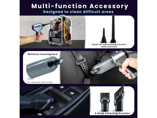 DioniVi - Wireless Car Vacuum Cleaner - 9000Pa High Power Cordless Mini Car Vacuum Cleaner Small Handheld Vacuum Cordless for Interior Cleaning
