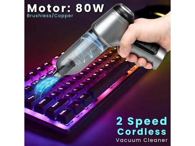 DioniVi - Wireless Car Vacuum Cleaner - 9000Pa High Power Cordless Mini Car Vacuum Cleaner Small Handheld Vacuum Cordless for Interior Cleaning