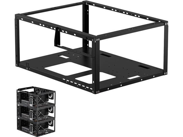 PC Test Bench, Open Air PC Case, Open Frame Computer Chassis, Techbench Server Rack Mount PC Case for ETAX ATX MATX ETAX X79 X99 Micro ATX...