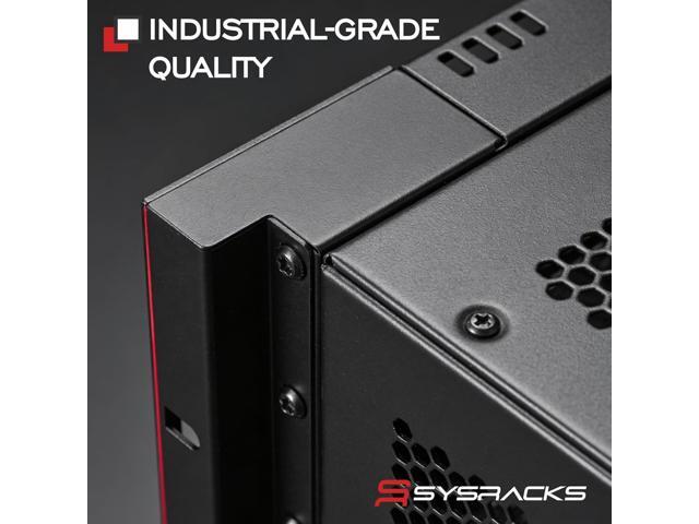 Sysracks 18U 4 Post Open Frame 19 inch Network Server Rack Relay Cabinet Adjustable Depth 24'-37'