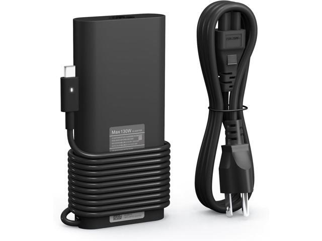 130W USB Type C Laptop Charger Compatible with Dell XPS 15 9575 9520 9510 9500 17 9720 9710 9700 Precision 5530 5550 5560 5570 5750 5760 3560.