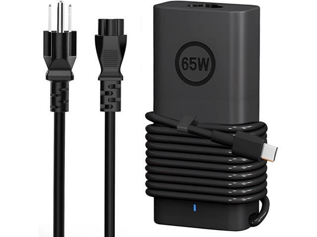 65W USB C PD3.0 Fast AI Laptop Charger Compatible with Dell Pro 13 14 Premium Pro 16 14 Plus 2-in-1Dell Inspiron 16 14 Charger 7620 2-in-1/14 7420...