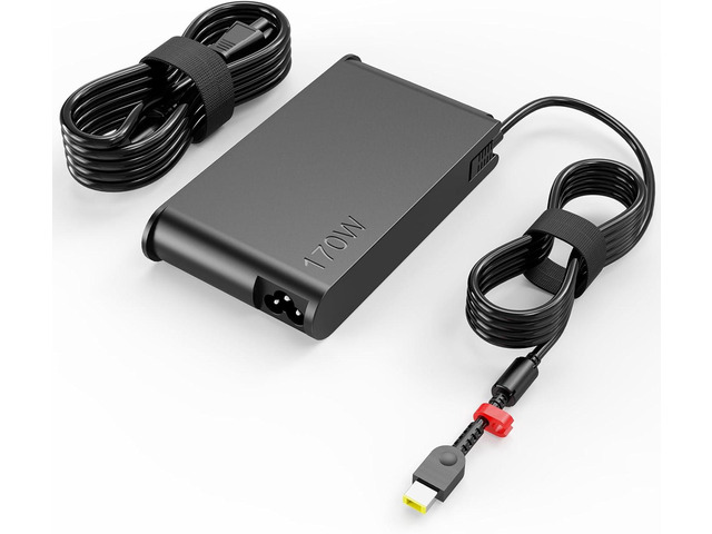 170W Charger Fit for Lenovo LOQ/Legion Slim 5 5i/Yoga Pro 9i/ThinkPad P1 P16 P16v/IdeaPad Pro 5 5i LOQ Gaming Laptop 20V 8.5A Power Supply
