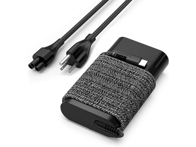New Slim USB C Omnibook Charger 65W Compatible with HP Omnibook X Flip 14 16 17, Ultra Flip 14, Omnibook 7/5/3 Laptop Type-C Power Adapter Supply Cord