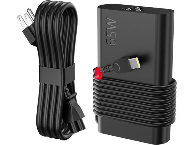 QFA 2025 New Slim Replacement for 65W Lenovo Laptop Charger USB C Compatible with Lenovo ThinkPad/Yoga/Chromebook Laptop Computer Type C Fast Power...