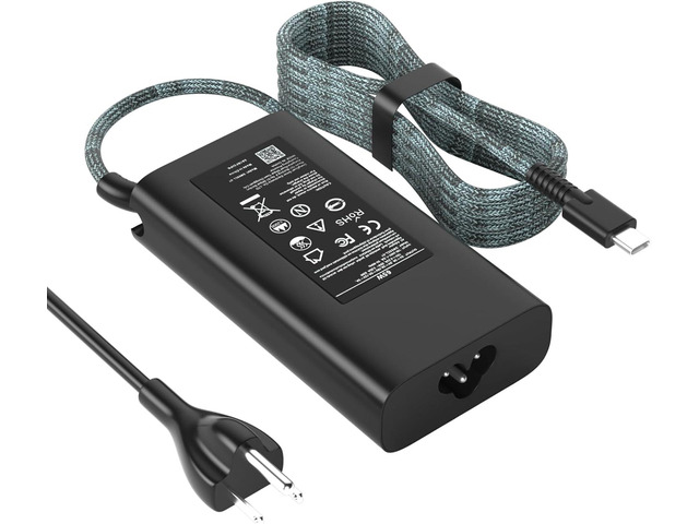 LQM Ultra Slim 65W USB-C Fast Charger Compatible with HP OmniBook X Flip NGAI Series 14-fm 14-fk 16-as 16-ar 14-fm0008na 14-fk0006na 16-as0005na...