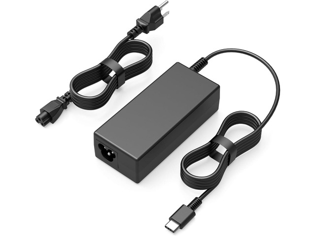 65W USB C Laptop Charger Compatible with Lenovo ThinkPad Yoga Chromebook, 9FT Type C Power Adapter Replacement for ThinkPad T14 T15 E14 E15 X1...