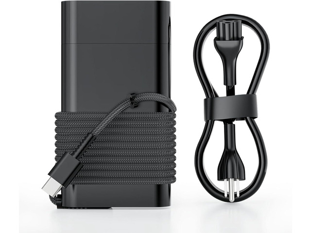 New Slim 65W USB C AC Adapter Charger Replacement for HP Envy X2 Chromebook 14-DA0000 ProBook Spectre 12-A000 Pavilion 10-N000 EliteBook G2 G5 G7...