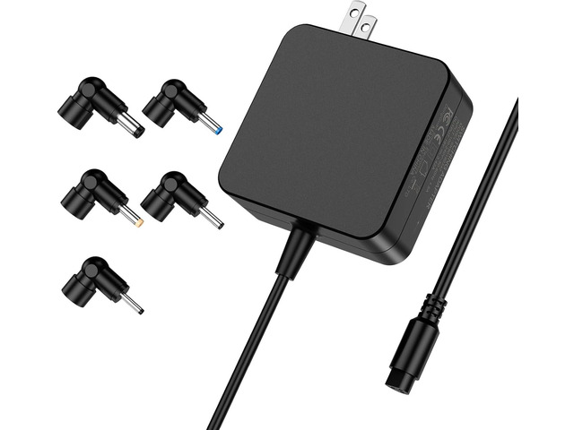 Easy Style 65W Laptop Replacement Charger 5 Round Tips Compatible with ASUS VivoBook, ZenBook, Chromebook, TransformerBook, EeeBook 19V 3.42A...