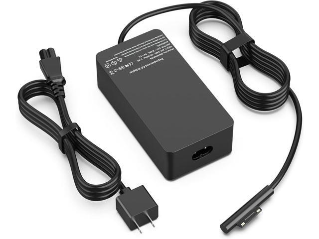 Surface Pro Charger 44W Compatible with Microsoft Surface Pro 7 6 5 4 3, Surface Laptop 3 2 1, Surface Go, Surface Book Power Adapter 15V 2.58A.
