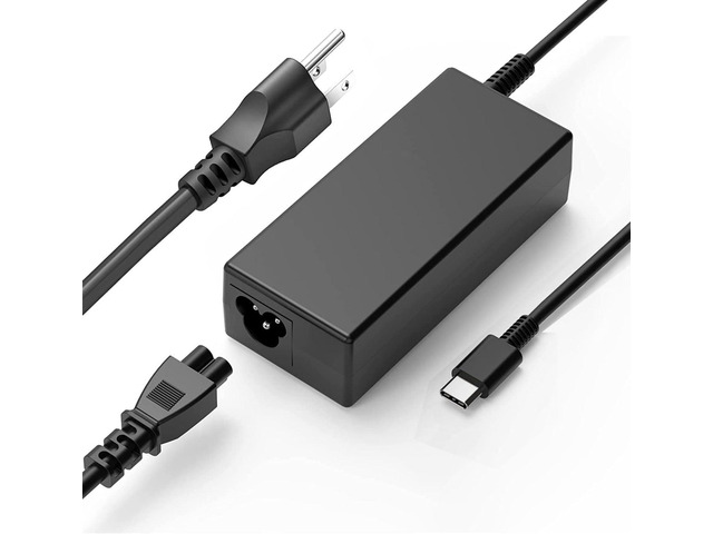 65W 45W USB-C Charger Fit for HP ProBook 440 G11, 445 G11, 450 G10, 460 G11 Laptop Power Adapter Supply Cord