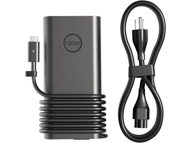 100W USB-C AC Charger Compatible with Dell Pro Max/Rugged/Plus 14 16 Inspiron 14 16 Plus 7420 7430 Precision 3540 3541 5680 5690 5770 XPS 14 13...