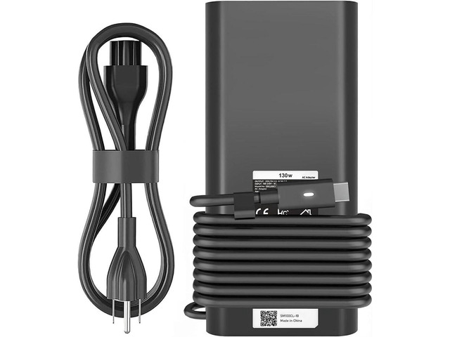 130W USB C Laptop Charger Compatible with Dell XPS 15 17 9575 9500 9510 9520 9530 9700 9710 9720 9730 Precision 5530 5550 5560 5570 5750 5760 5770...