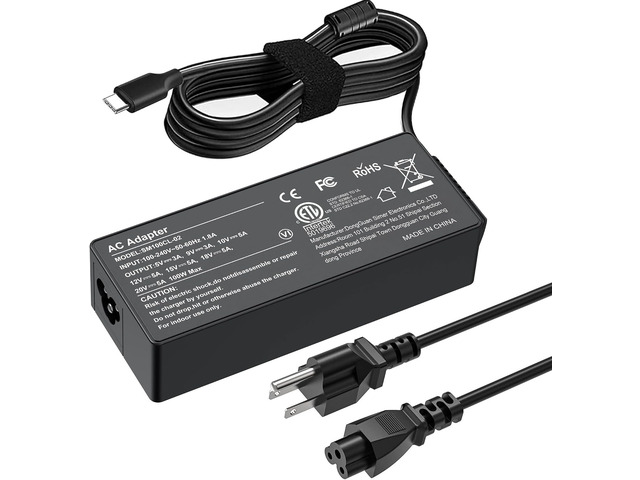 JEIBAO 100W Universal USB C Laptop Charger Compatible with Mac Book Pro/Air 16, 15, 14, 13 Inch,iPad Pro,Lenovo Thinkpad/Chromebook/IdeaPad...