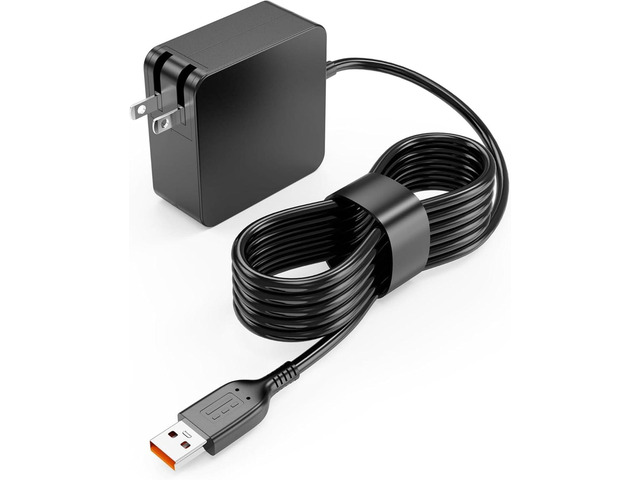 65W Charger Compatible with Lenovo Yoga 700 700-11ISK 700-14ISK 80QD 80QE Yoga 900 900-13ISK 900-13ISK2 Yoga 3 4 Pro 80MK 80UE Laptop Power Supply...