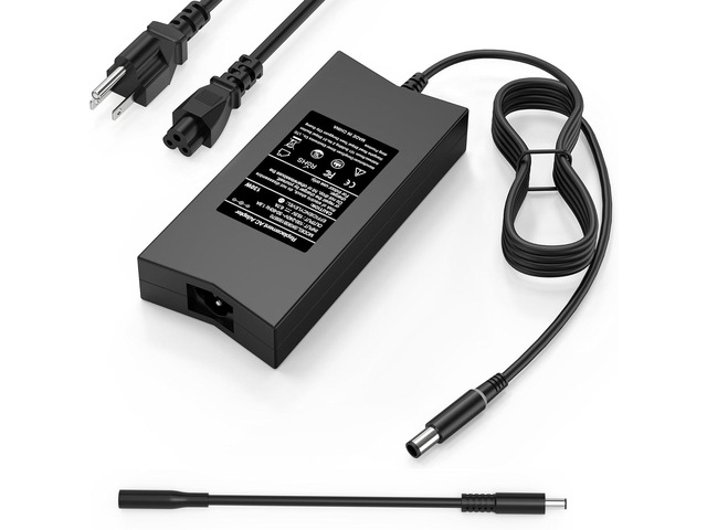 130W 19.5V 6.7A 7.4mm Tip Laptop Charger Compatible with Dell Inspiron 15 7559 N7110 N5110 Precision M20 M60 M70 M90,Dell XPS 15 L502X 17...