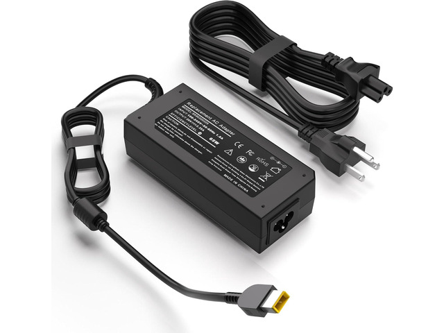 65W Laptop Charger Slim Tip Compatible with Lenovo ThinkPad T460 T460s T450 T470 T470s T450s T540p T440s E560 E470 X250 T570 L460 G50 B41 G40 V110...