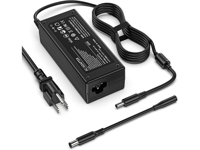 65W Dell Charger, AC Adapter Compatible with Inspiron 13/14/15/16, Latitude 5490/5420/5400/5500 Power Supply Cord Replacement