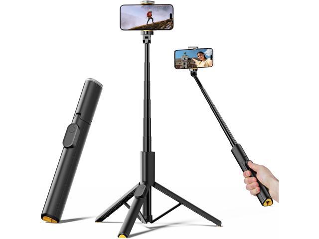 TODI Selfie Stick Tripod for iPhone, 60' Lightweight Phone Tripod Stand with Wireless Remote, Extendable Selfie Stick for iPhone, All-in-1,...