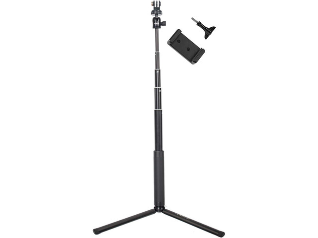 Smatree SQ2 Telescoping Selfie Stick with Tripod Compatible for OSMO 360,Insta360 X5,GoPro Hero 13/12/11/10/9/8/7/6/5/4/3,AKASO Brave 7 LE,DJI OSMO...
