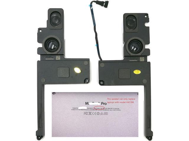MMOBIEL Speaker Set Left and Right Replacement Compatible with MacBook Pro 15 inch Retina A1398 No. 609-0336-A 2012-2015