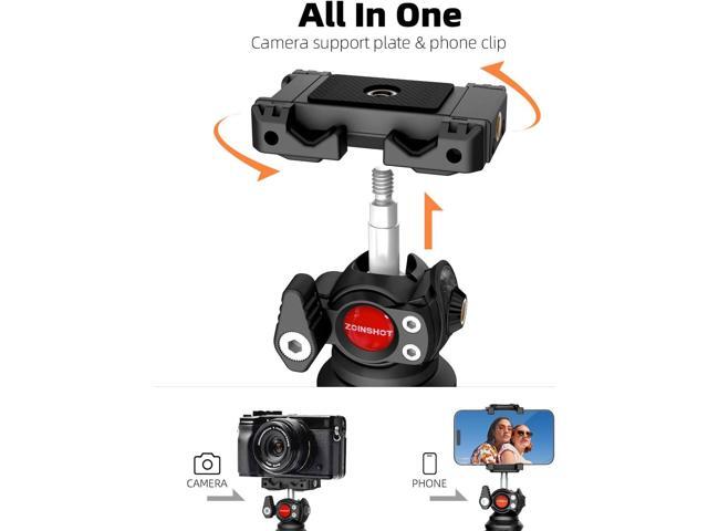 Flexible Phone Tripod with Wireless Remote, Lightweight Phone Tripod Stand for Video Recording Vlogging Selfie, Compatible with iPhone Samsung...