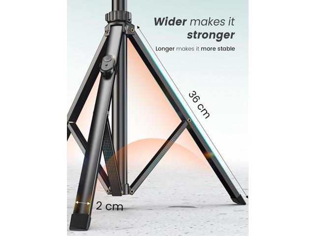 71'' Phone Tripod & Selfie Stick, Tripod for iPhone with Detachable Remote, Portable Phone Tripod Stand for Video Recording, Travel Tripod for Cell...