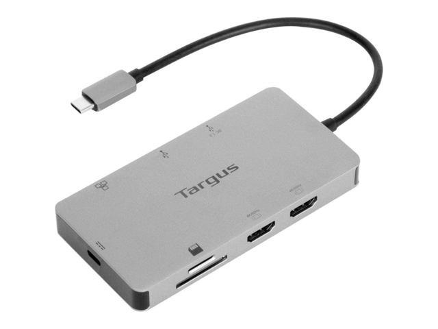 Targus USB-C Dual HDMI 4K Docking Station with 100W PD Pass-Thru - Expand Your HDMI, USB, and Ethernet Connections On-The-Go (DOCK423TT)