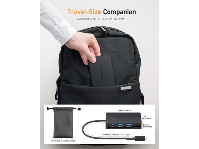 Cable Matters 8-in-1 Portable 40Gbps Dual HDMI USB4 Hub, USB 4 Dock with 2X 4K@60Hz or 1x 4K@120Hz / 8K@30Hz, 100W PD, Gigabit Ethernet, Compatible...