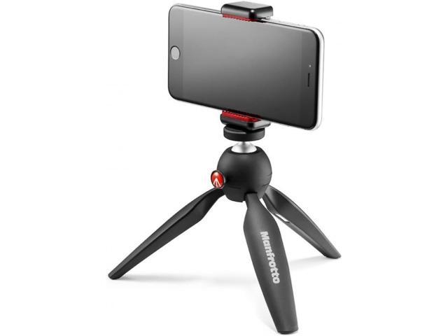 Manfrotto Mini Tripod with Universal Smartphone Clamp, Made in Italy, for iPhone with or Without Case, CSC, Vlogging, Videography,...