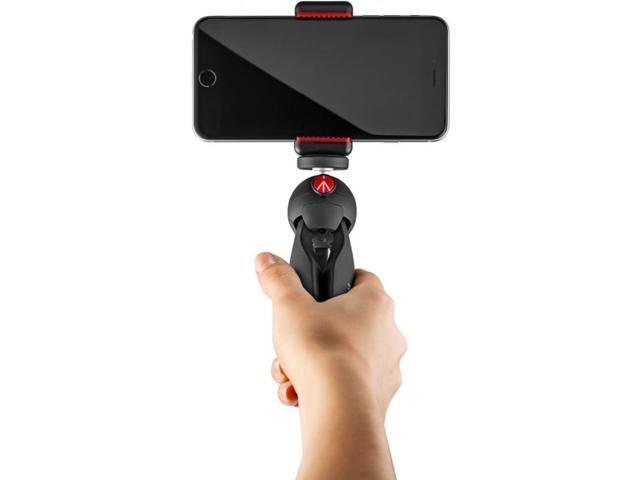 Manfrotto Mini Tripod with Universal Smartphone Clamp, Made in Italy, for iPhone with or Without Case, CSC, Vlogging, Videography,...