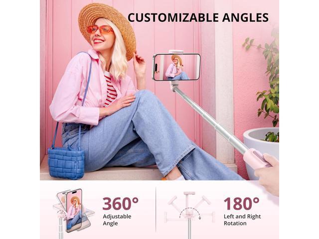 ATUMTEK 55' Selfie Stick Tripod, All-in-one Extendable Aluminum Phone Tripod with Rechargeable Bluetooth Remote for iPhone, Samsung, Google, LG,...