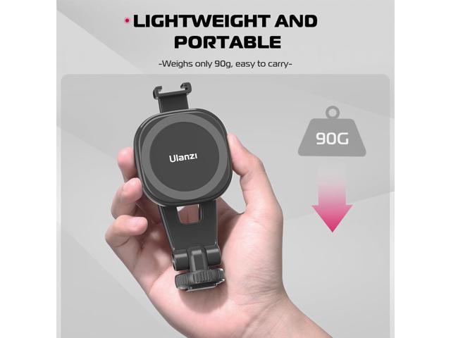 ULANZI Magnetic iPhone Tripod Mount MA23, Magnet Phone Holder Adapter Tripod Attachment Compatible with MagSafe Only for iPhone 12 13 14 15 16 Plus...