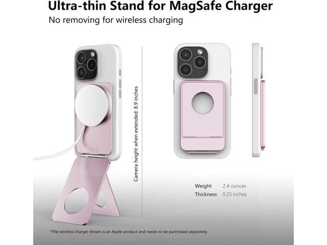Phone Tripod Stand, Aluminum Alloy Mini Tripod Compatible with Magsafe iPhone 16/15/14/13/12 Series, Foldable Strong Magnetic Phone Stand,...