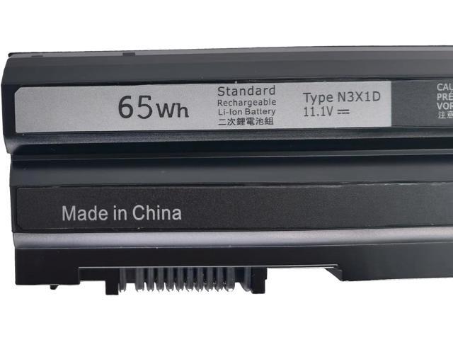 N3X1D 65WH Replacement Laptop Battery Compatible with Dell Latitude E6540 E6440 E5530 E5430 E6520 E6420 Precision M2800-6-Cell