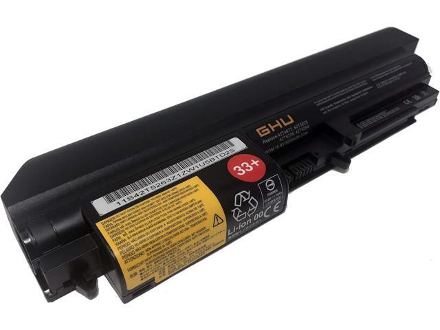 GHU New Battery 57 Wh for 33+ 41U3198 43R2499 42T4531 Compatible with Lenovo Thinkpad T61 R61 R61i 14-Inch Widescreen R400 T400 42T5263 42T5229...
