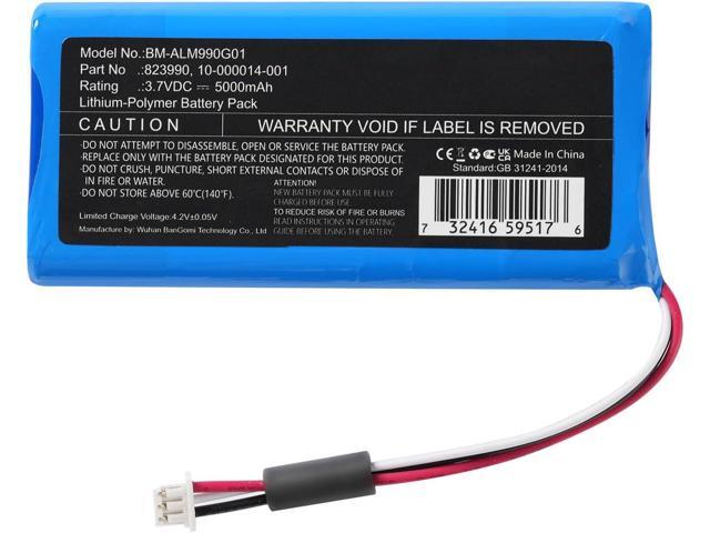 823990 Battery Replacement for 2GIG GC3 Panel, GC3e Panel, SP1-GC3, 2GIG 10-000014-001 Battery