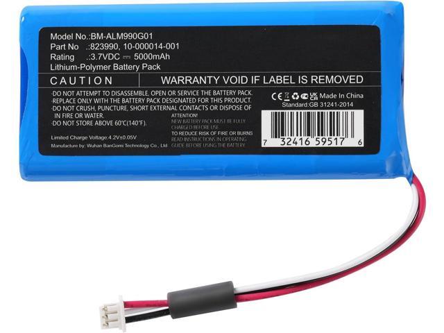 823990 2GIG GC3e 3.7V 5000mAh Battery Replacement for 2GIG GC3e Panel GC3 Panel SP1-GC3,10-000014-001 823990