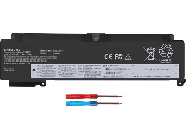 01AV406 Laptop Battery Replacement for ThinkPad T460S T470S Series Notebook Internal SB10J79003 00HW038 00HW025 00HW024 01AV462 01AV405 01AV407...