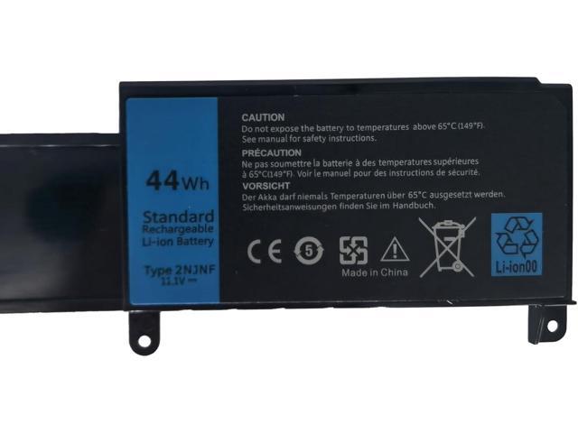 Fully New 2NJNF Replacement Laptop Battery Compatible with Dell Inspiron 14z-5423 15z-5523 Compatible P/N: 2NJNF T41M0 TPMCF 8JVDG (11.1V 44Wh)